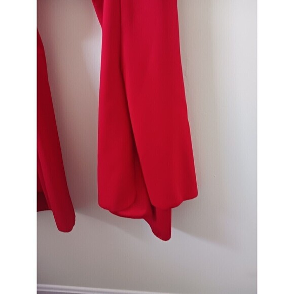 INC International Concepts Pull On Pants Flare Split Leg Red Size 14 - Picture 5 of 9